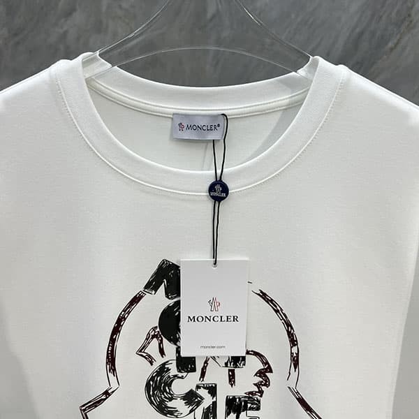 モンクレール ロゴ プリント パロディ クルーネック T シャツ mob99946